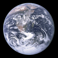 picture of the earth from outer space